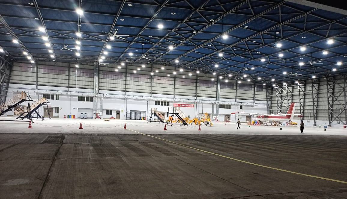 Indamer interior hangar Indamer interior hangar