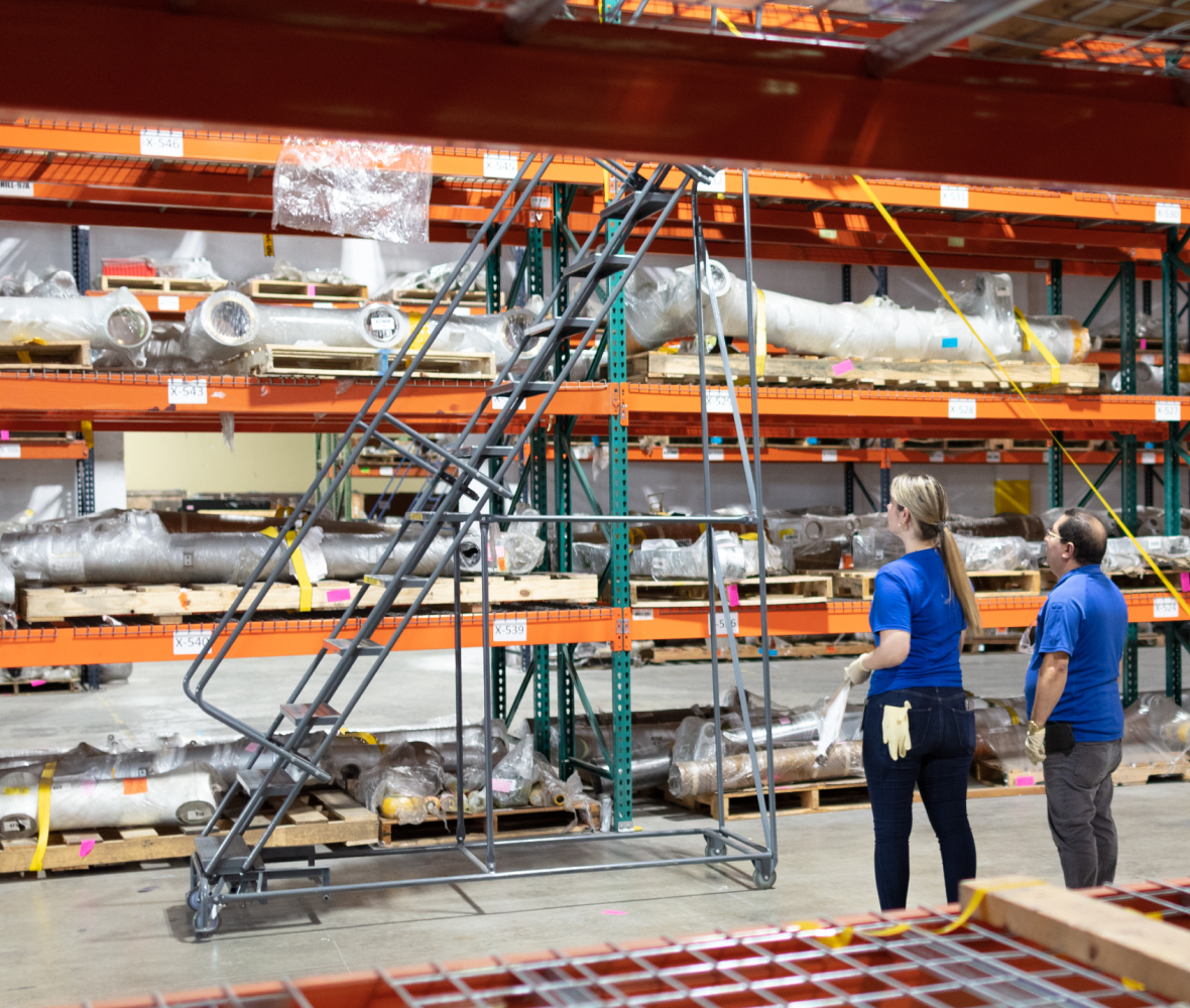 employees working in warehouse