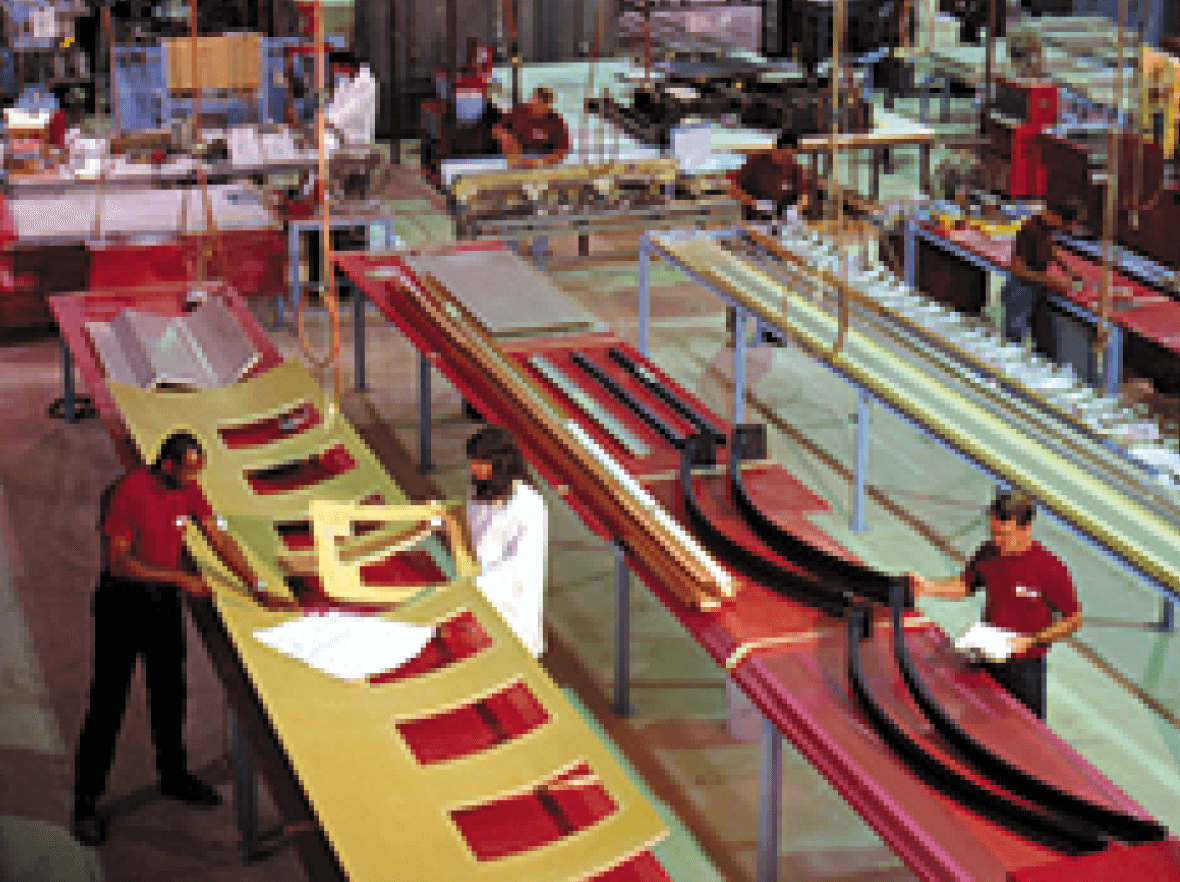 AAR Composites employees working