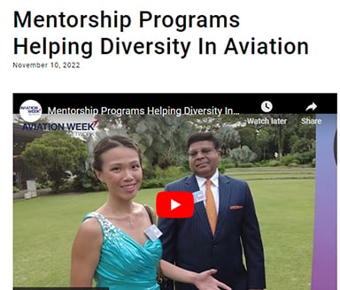 Mentorship article in Aviation Week