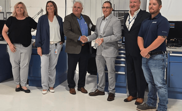 AAR and Collins Aerospace Supplier team shaking hands