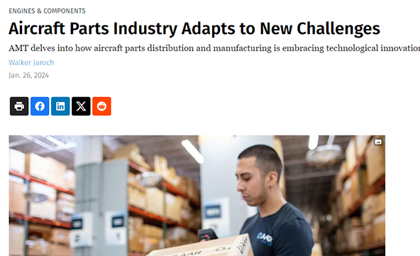 Aircraft Parts Industry Adapts to New Challenges