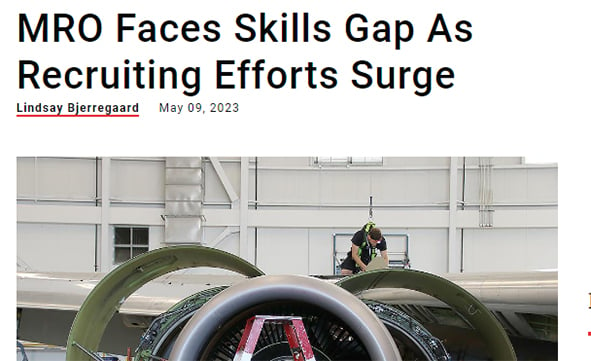MRO faces skills gap Aviation Week