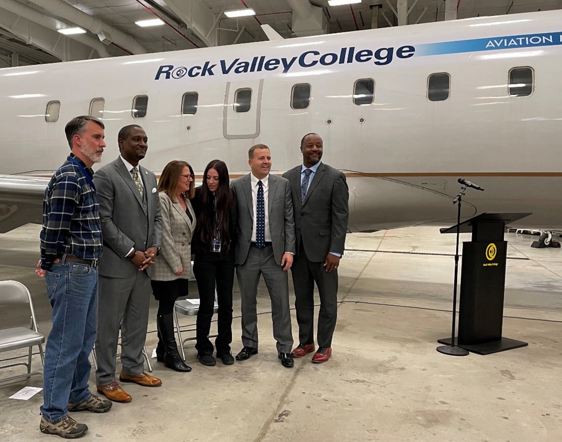 AAR donates aircraft to Rock Valley College