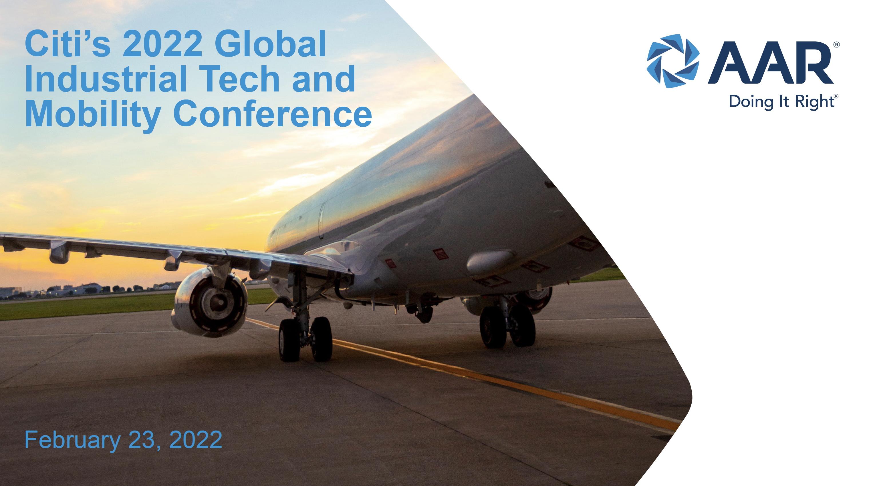 Citi 2022 Global Industrial Tech and Mobility Conference