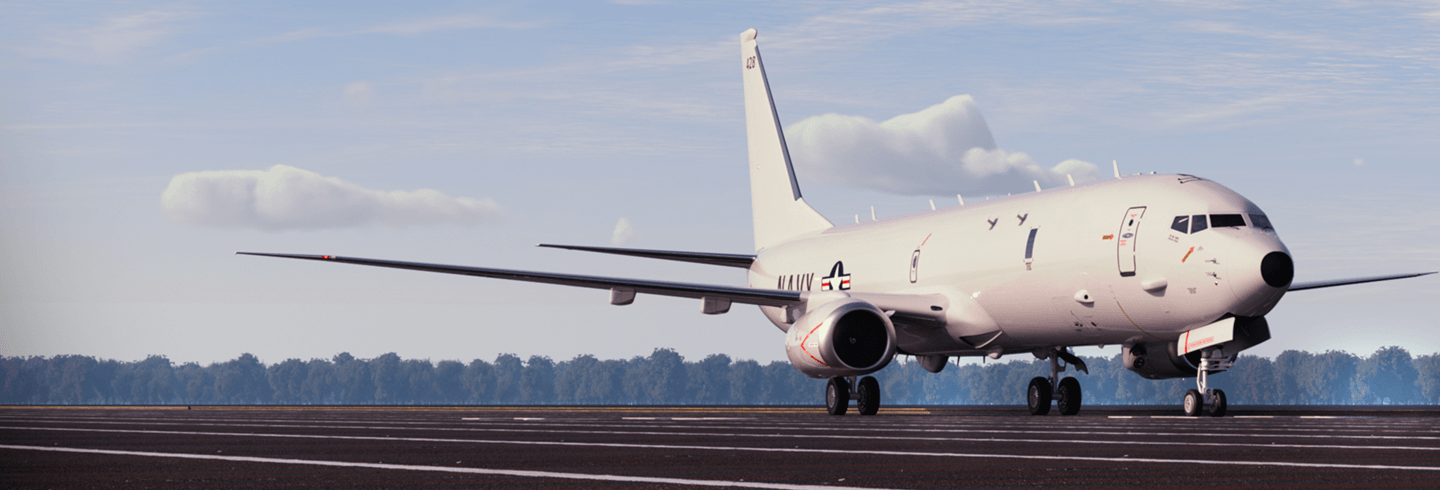 Airplane on a runway